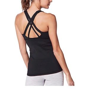 Lululemon Black tank top Barely worn
